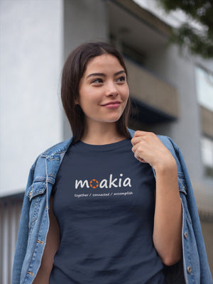 O que há em um nome… T-shirt de estilo macio de manga curta para mulheres