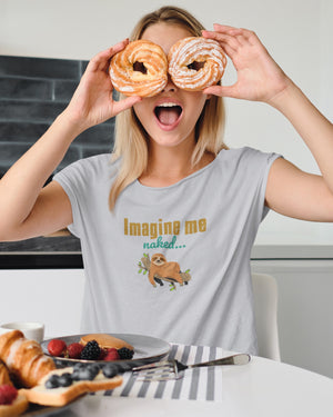 Imagine me Naked short-sleeve soft-style T-shirt for Women