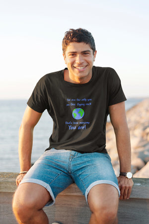 Você é o único você e você é incrível… T-shirt de estilo suave para homens