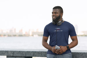 O seu desejo é o meu comando... t-shirt de manga curta de estilo macio para homem