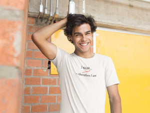 Conheço o seu desejo… t-shirt de manga curta estilo suave para homem