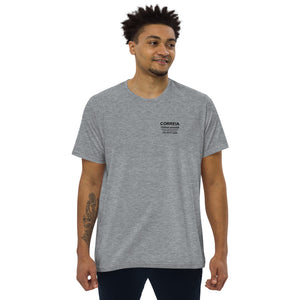 Camiseta de negócios - design frontal em camiseta masculina de corte reto