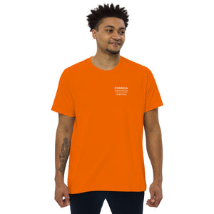 Camiseta de negócios - design frente e costas em camiseta masculina de corte reto