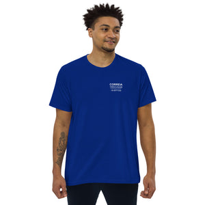 Camiseta de negócios - design frontal em camiseta masculina de corte reto