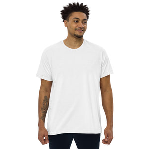 Camiseta de negócios - design frente e costas em camiseta masculina de corte reto