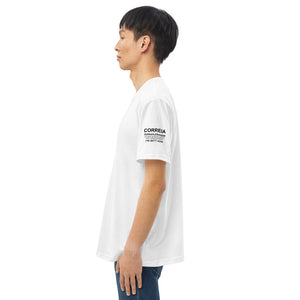 Business T-Shirt - Sleeve design on Men's fitted straight cut t-shirt