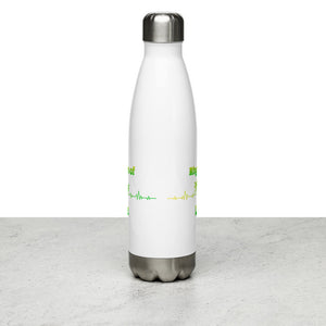 Can you feel the Rhythm of Life - Stainless steel water bottle