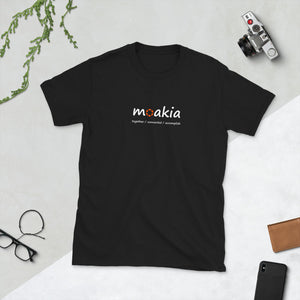 O que há em um nome… T-shirt de estilo macio de manga curta para mulheres