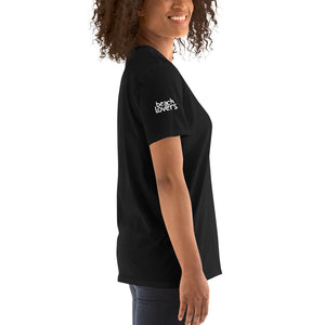 Business Unisex T-Shirt - Sleeve design on unisex soft-style t-shirt