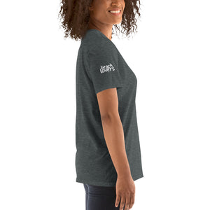 Business Unisex T-Shirt - Sleeve design on unisex soft-style t-shirt