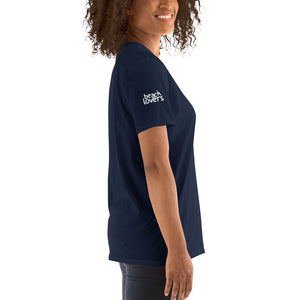 Business Unisex T-Shirt - Sleeve design on unisex soft-style t-shirt