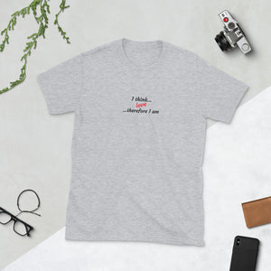 Lets get Philosophical about Love T-shirt de estilo macio de manga curta para homens