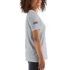 Business Unisex T-Shirt - Sleeve design on unisex soft-style t-shirt