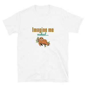 Imagine me T-shirt de manga curta de estilo macio para homens