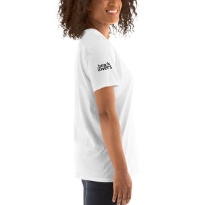 Business Unisex T-Shirt - Sleeve design on unisex soft-style t-shirt