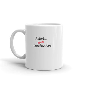 Peace is a Cool Philosophy white glossy mug