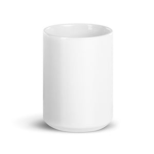 Just a good quality plain white glossy mug