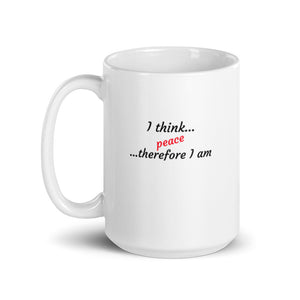 Peace is a Cool Philosophy white glossy mug