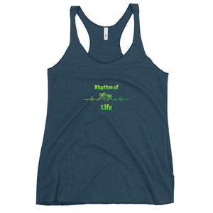 Can you feel the Rhythm of Life - Racerback style tank top for Women