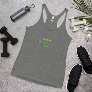 Can you feel your happy place - Racerback style tank top for Women