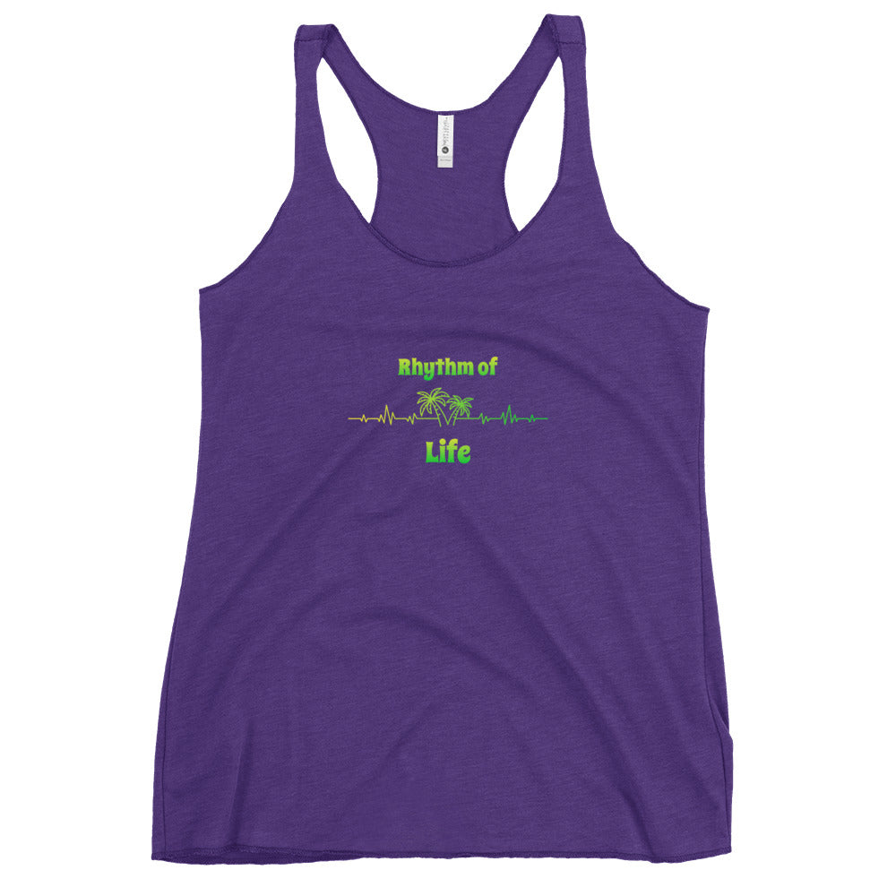 Can you feel the Rhythm of Life - Racerback style tank top for Women